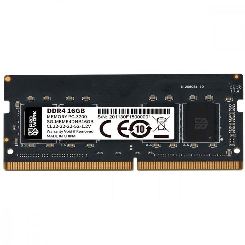 Memória Para Notebook Safe Gamer Pro Work 16GB DDR4 3200MHz CL22